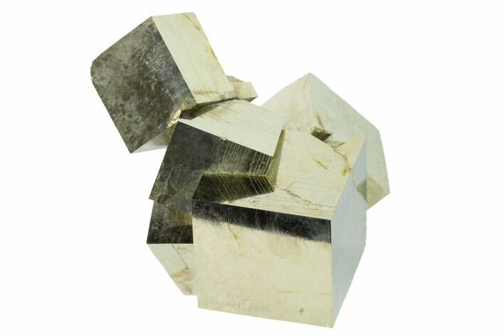 Natural Pyrite Cube Cluster - Spain #168619